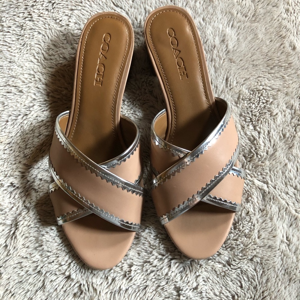 Coach Leather Sandals